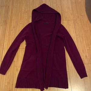 Cyrus Cardigan Hooded & Open Front Size Small
